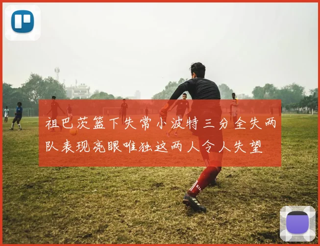 祖巴茨篮下失常小波特三分全失两队表现亮眼唯独这两人令人失望