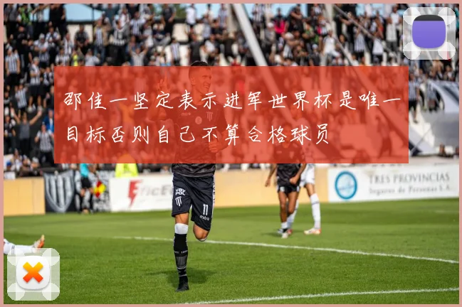邵佳一坚定表示进军世界杯是唯一目标否则自己不算合格球员
